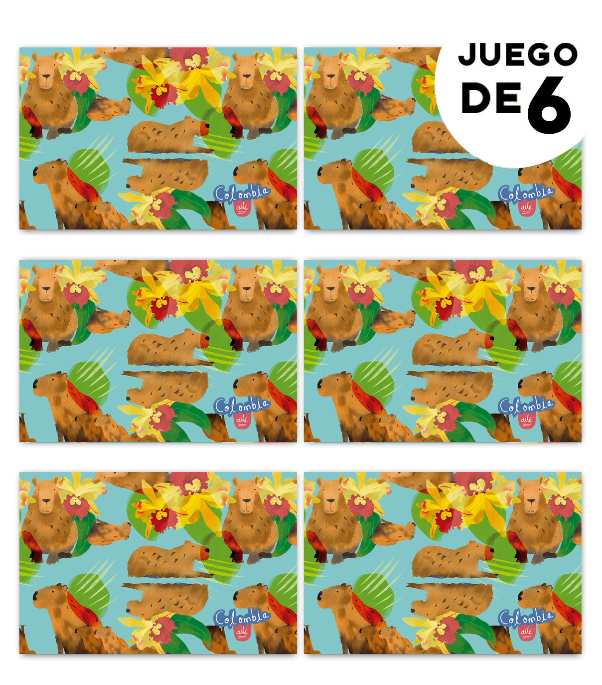 Individuales Chigüiro