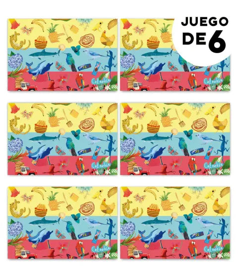 Individuales Colores de mi Tierra