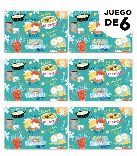 Individuales Desayunos Colombianos