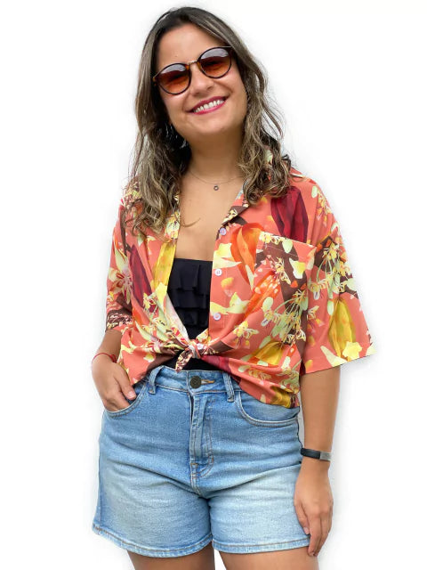 Camisa Manga Corta Cacao