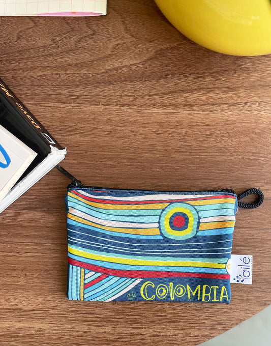 Carterita Colombia Rayas Azul