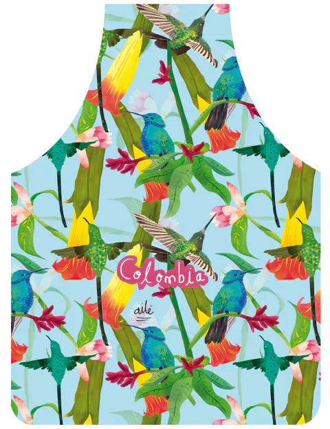 Delantal Colibrís de Colombia