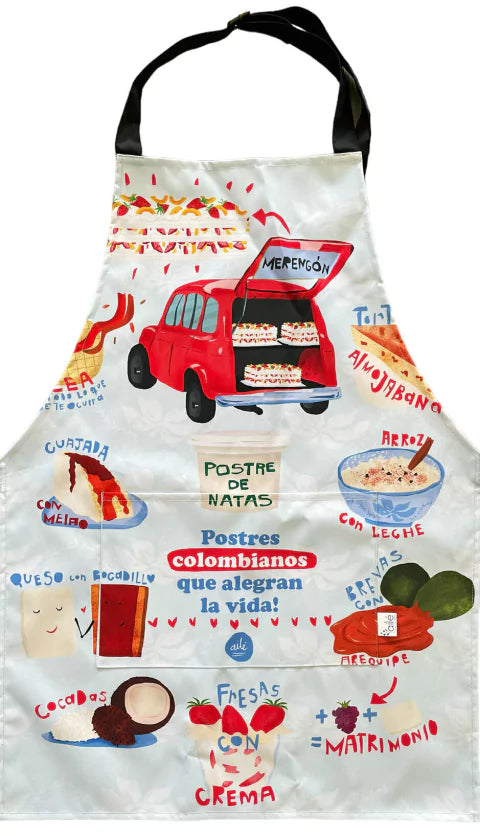 Delantal Postres Colombianos