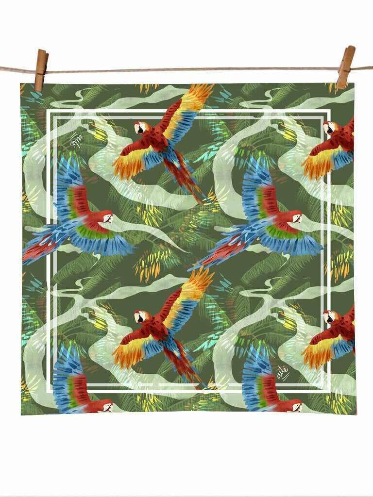 Pañoleta Guacamaya Roja