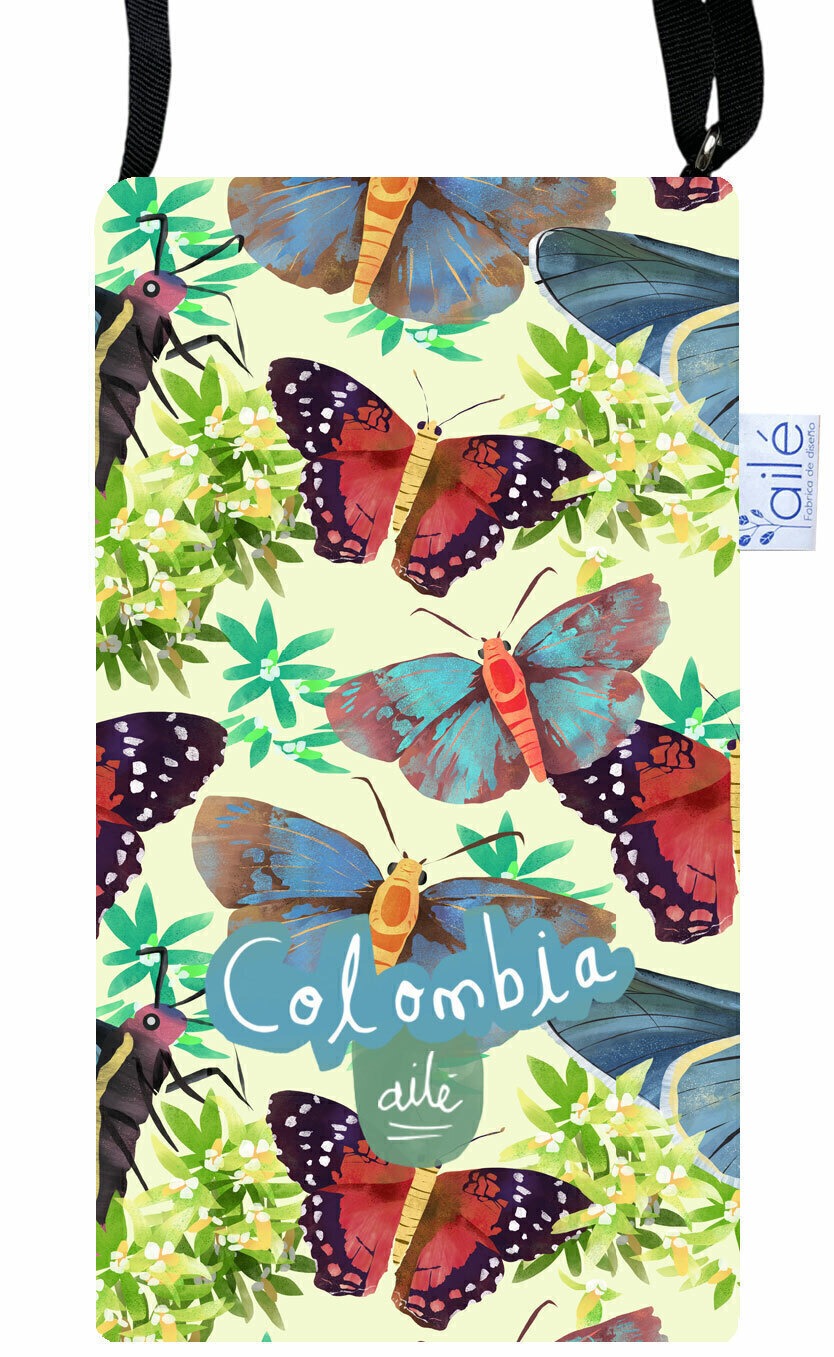 Portagafas/ Portacelular Mariposas