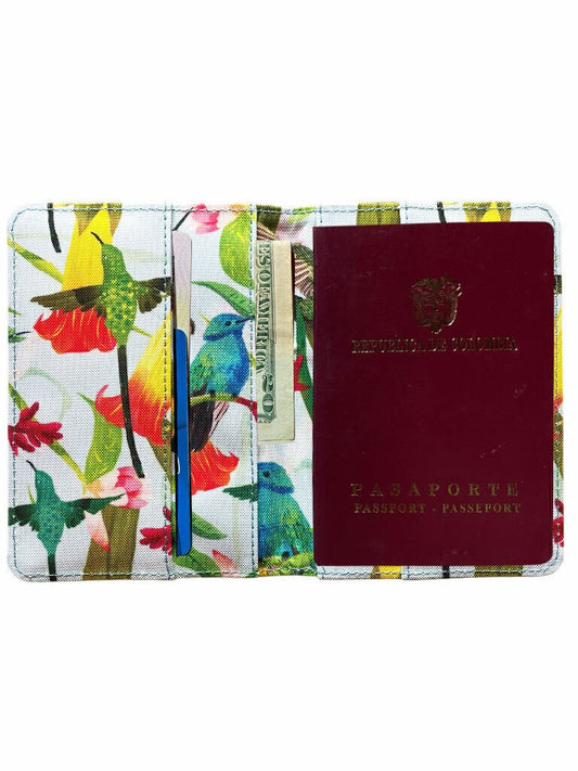 Portapasaporte Colibrí