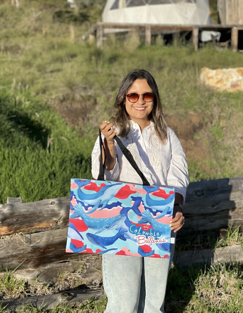 Tote bag Ballenas