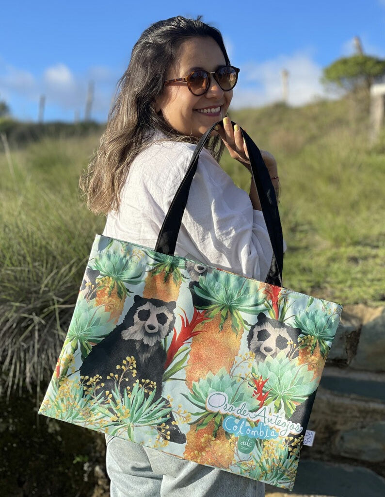 Tote bag Oso de Anteojos