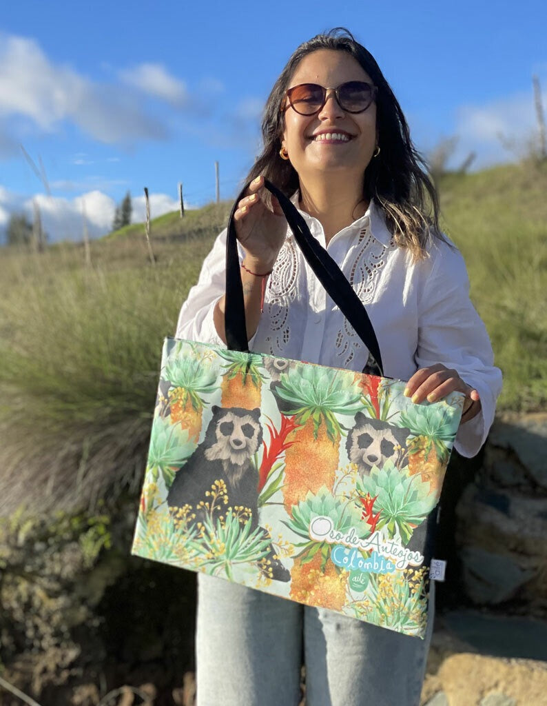 Tote bag Oso de Anteojos