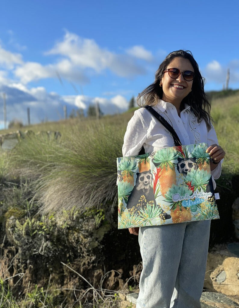 Tote bag Oso de Anteojos