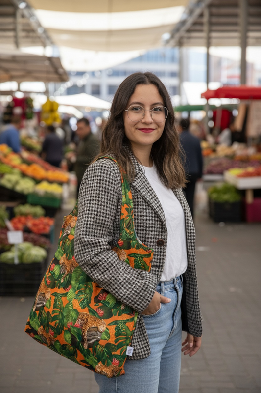Bolsa plegable Jaguar Naranja