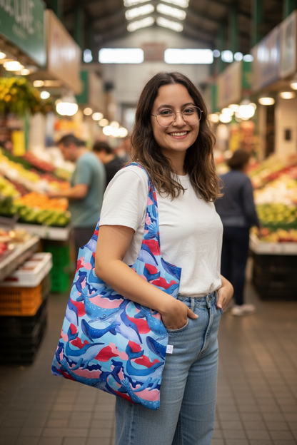 Bolsa plegable Ballenas