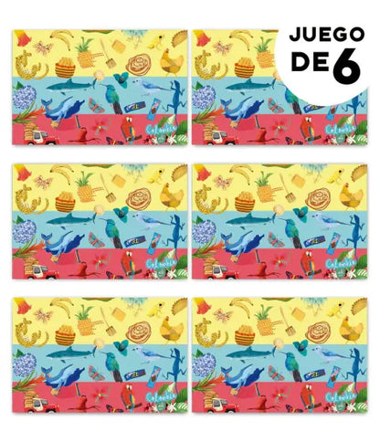 Individuales Colores de mi Tierra
