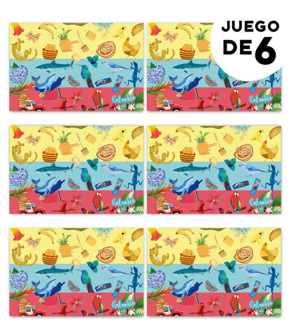 Individuales Colores de mi Tierra