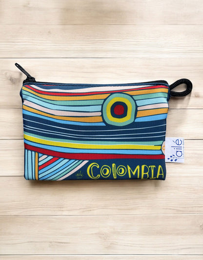 Carterita Colombia Rayas Azul