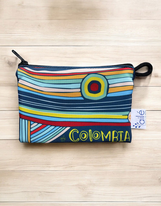 Carterita Colombia Rayas Azul