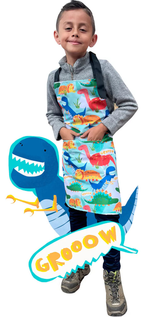 Delantal Niños - Dino