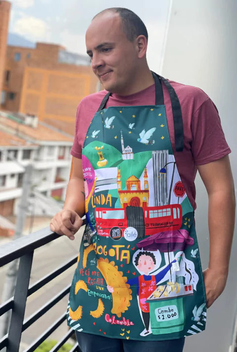 Delantal La Veci - Collab con Somos Rolos