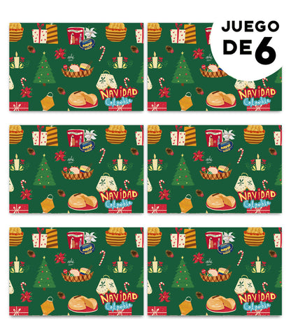 Individuales Navidad