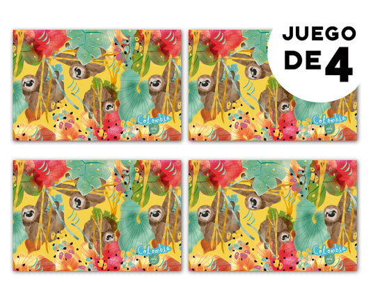 Individuales Oso Perezoso