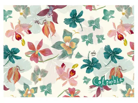 Individuales Orquídeas