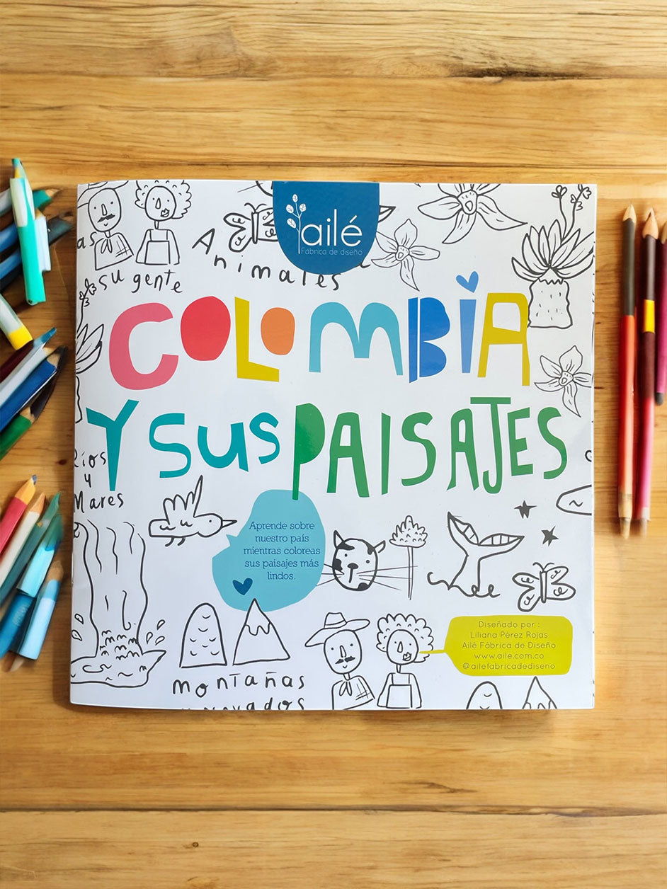 Libro para colorear - Colombia y sus paisajes