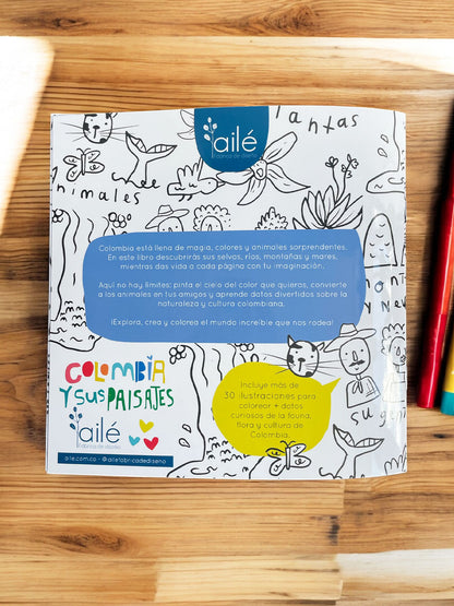 Libro para colorear - Colombia y sus paisajes