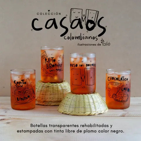 Casaos Colombianos - Colaboración con Nos Vidrios