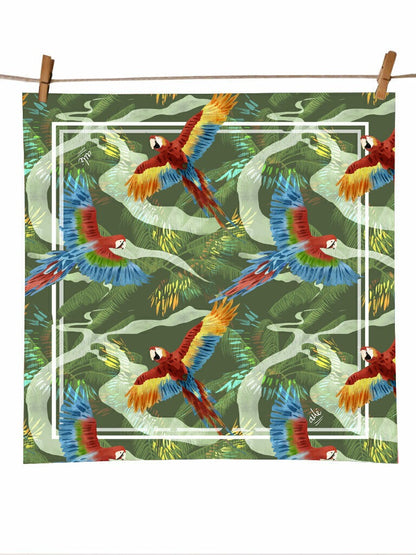 Pañoleta Guacamaya Roja