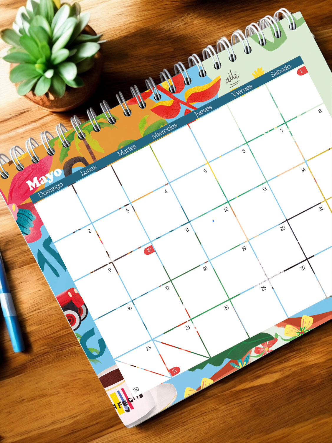planeador 2027 Colombia
agenda escritorio ilustrada colombiana
calendario 2027 diseño Colombia planeador mapa regiones Colombia
agenda Caribe Pacífico Llanos ilustrada
calendario colombiano regiones ilustrado comprar planeador 2027 online regalo año nuevo Colombia
agenda 2027 regalo colombiano
planeador escritorio regalo fin de año Planeador de escritorio "Planeador 2027" con ilustración de mapa de Colombia por regiones — Caribe, zona cafetera, Pacífico y Llanos Orientales. Diseño original. Ailé