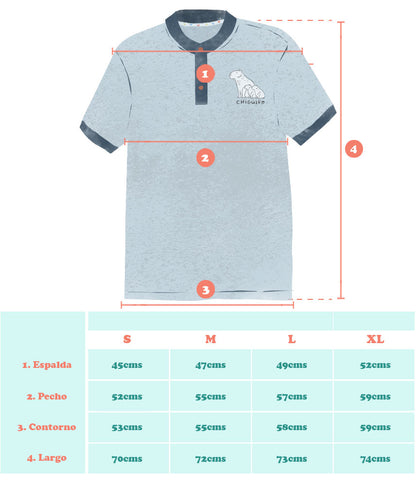 Tabla de medidas camiseta matu ilustrada colombiana Ailé. ropa algodón recuperado Colombia, polo algodón reciclado hombre, camiseta tela recuperada sostenible, moda circular algodón Colombia, ropa sostenible bordada colombiana, moda sostenible colombiana comprar, marca colombiana textiles reciclados, prendas sostenibles regalo Colombia, marca colombiana moda circular textil, ropa reciclada bordada a mano Colombia, recycled cottpolo sostenible hecho en Colombia comprar, prenda algodón reciclado bordado. Ailé
