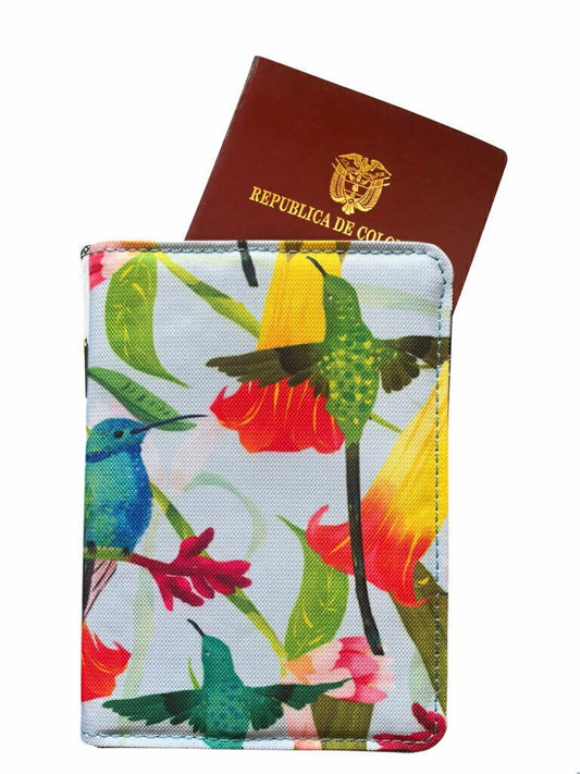 Portapasaporte Colibrí