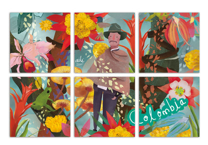 Portavasos Colombia Mágica