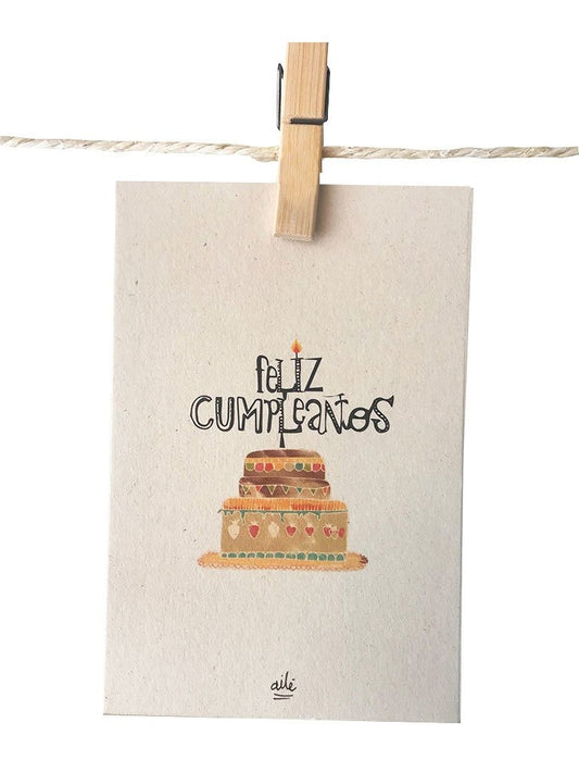 Postal feliz cumpleaños