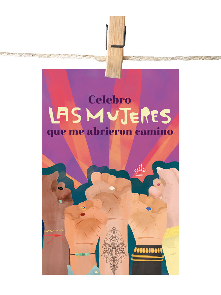 Postal Las mujeres que me abrieron camino