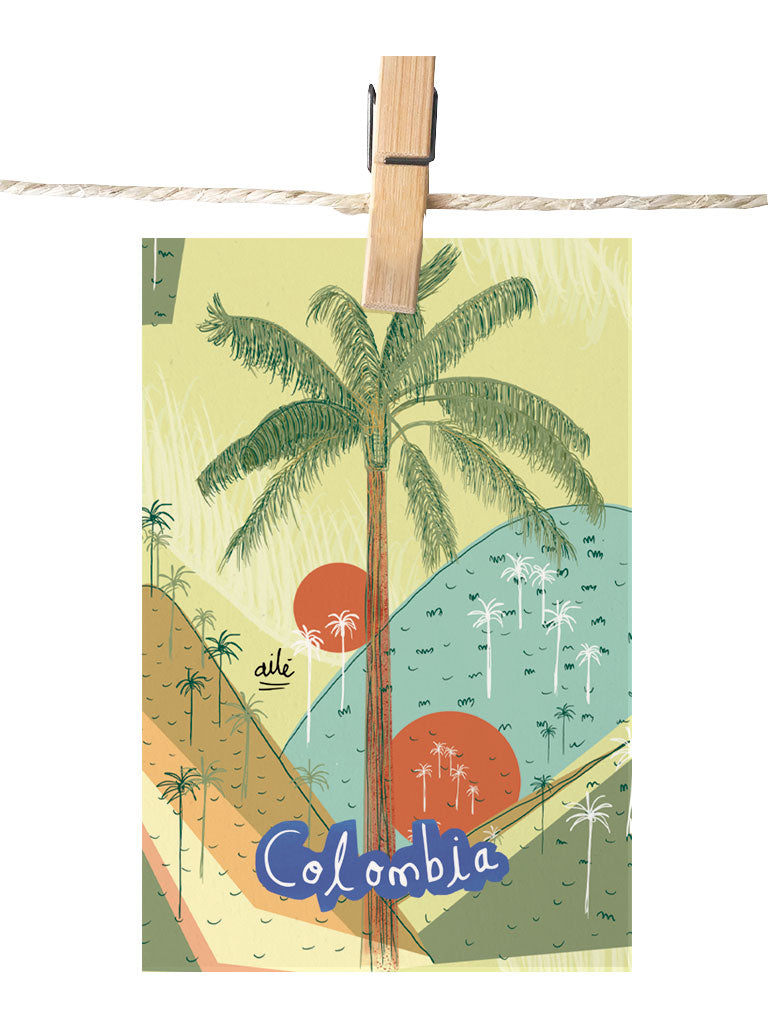 Postal Valle del Cocora