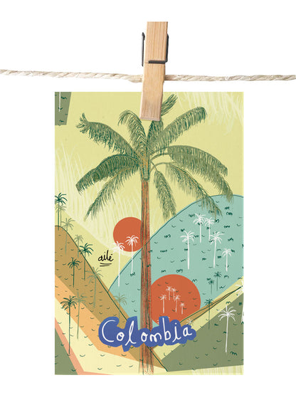 Postal Valle del Cocora