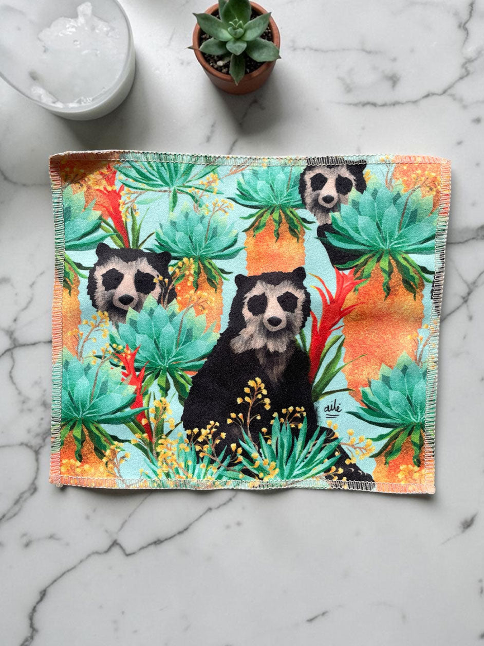Toalla Mini Oso de Anteojos