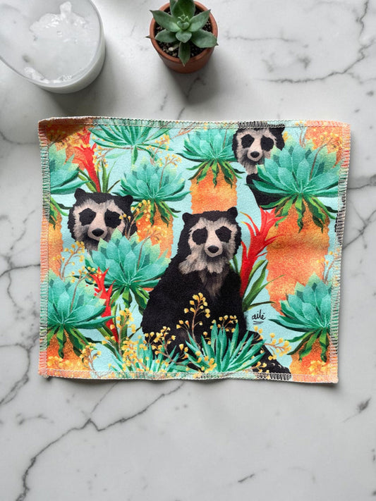 Toalla Mini Oso de Anteojos